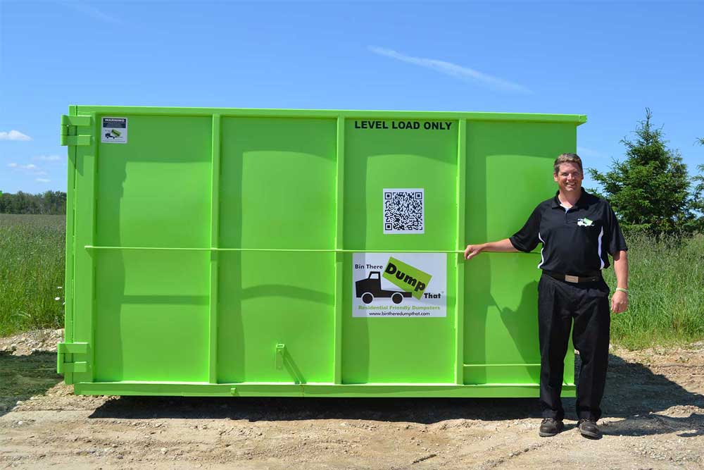20 Yard Dumpster - Bin There Dump That Kitchener Dumpster Rental. Kitchener Dumpster Rental. Dumpster Rental Kitchener