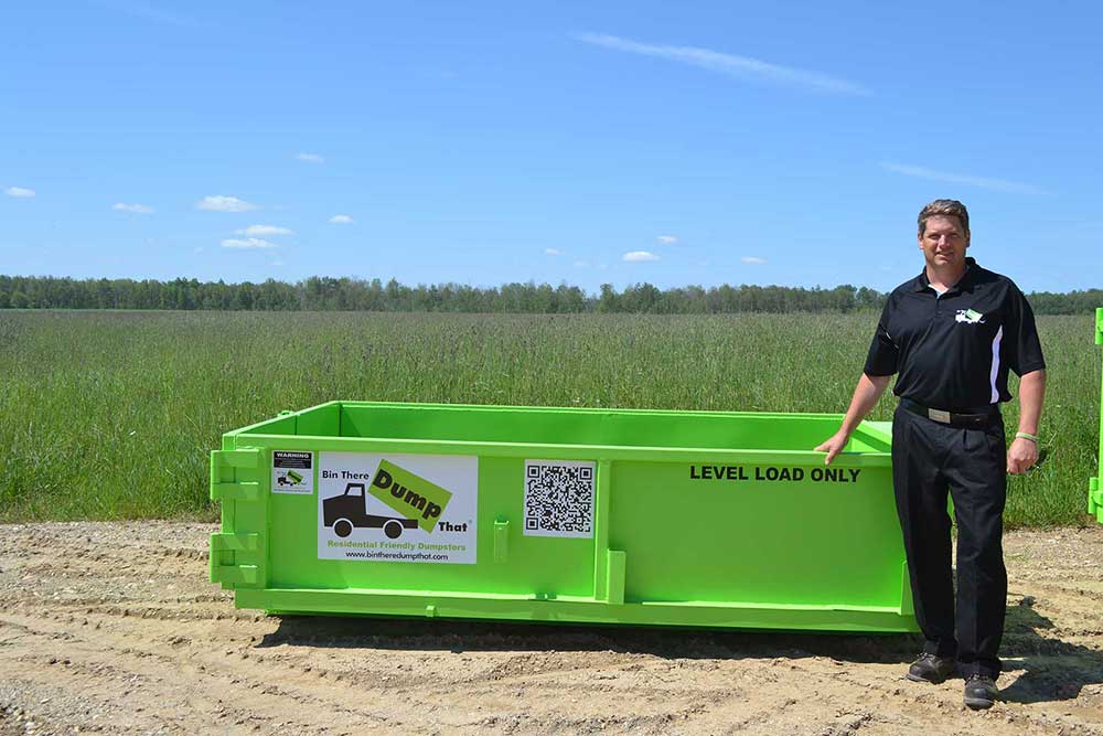 4 Yard Dumpster - Bin There Dump That Kitchener Dumpster Rental. Kitchener Dumpster Rental. Dumpster Rental Kitchener